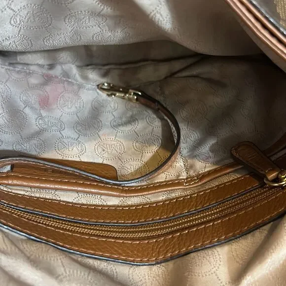 Michael Kors signature fold over, jet set convertible, shoulder bag - Picture 6 of 13